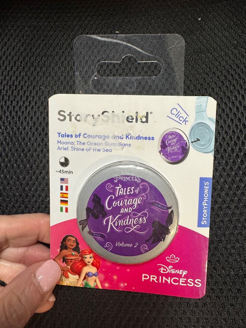 New Sealed StoryShield for Story Phones Pinna Disk - Disney Tales of Courage